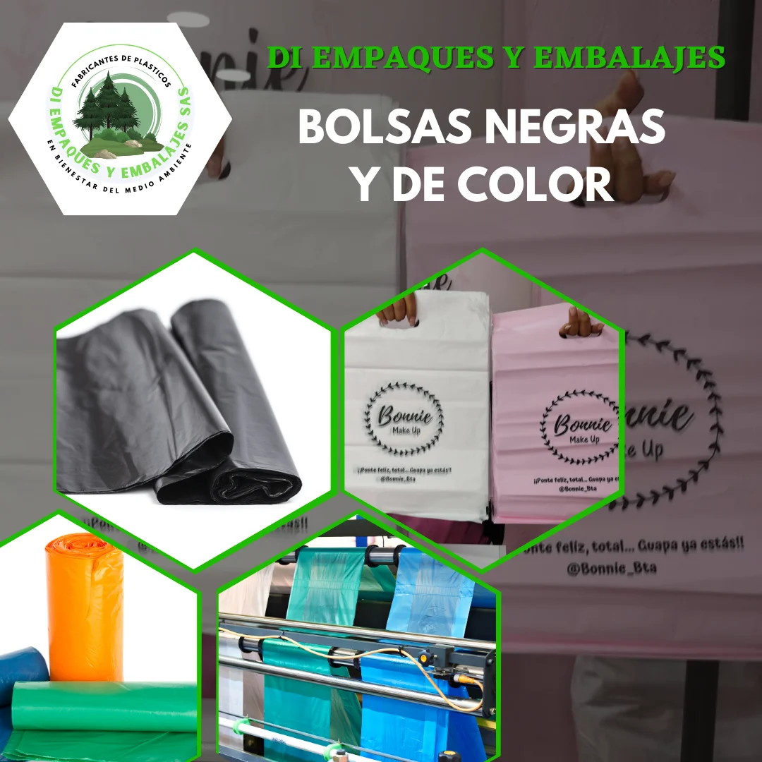 BOLSAS NEGRAS Y DE COLOR
